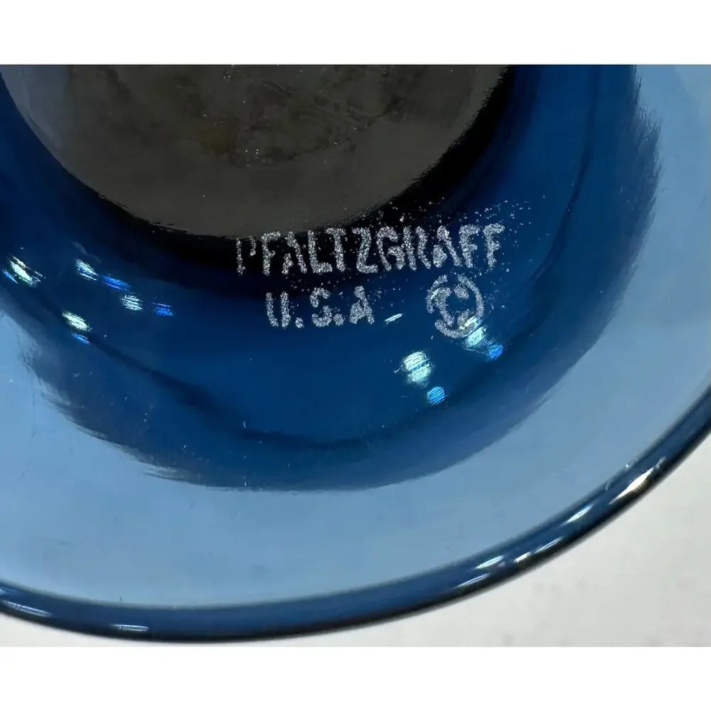 Pfaltzgraff Yorktowne Blue Etched Flowers‎ 6 3/8” Wine Water Goblet Replacement